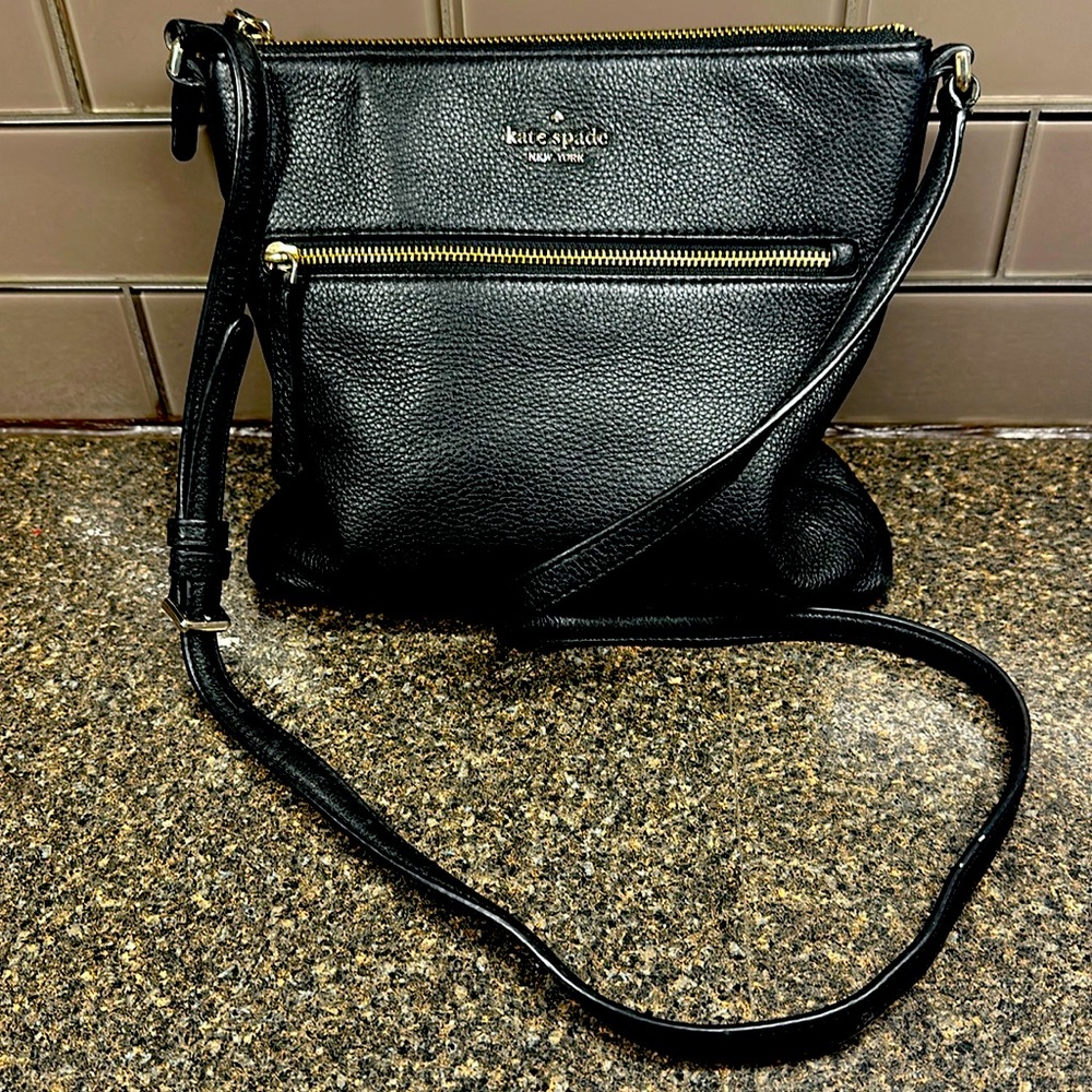 Kate Spade black crossbody purse.
